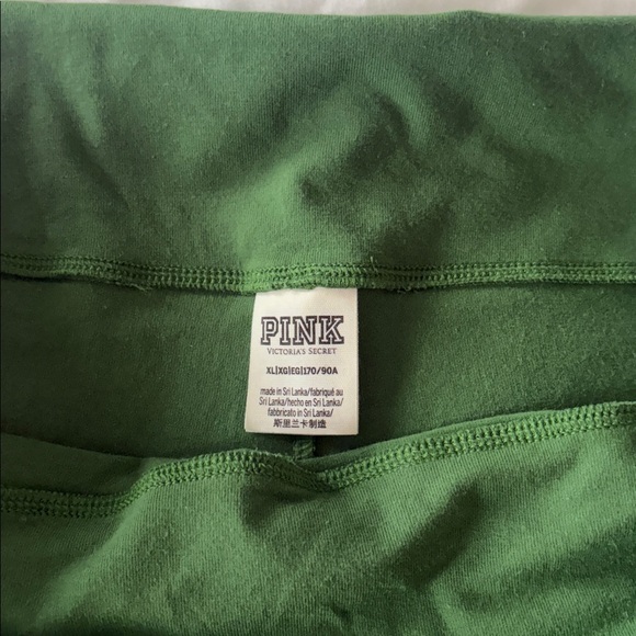 PINK Victoria's Secret Kelly Green Yoga Pants - Picture 2 of 6